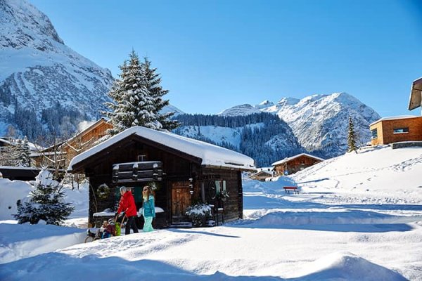 Amazing panorama in Lech am Arlberg